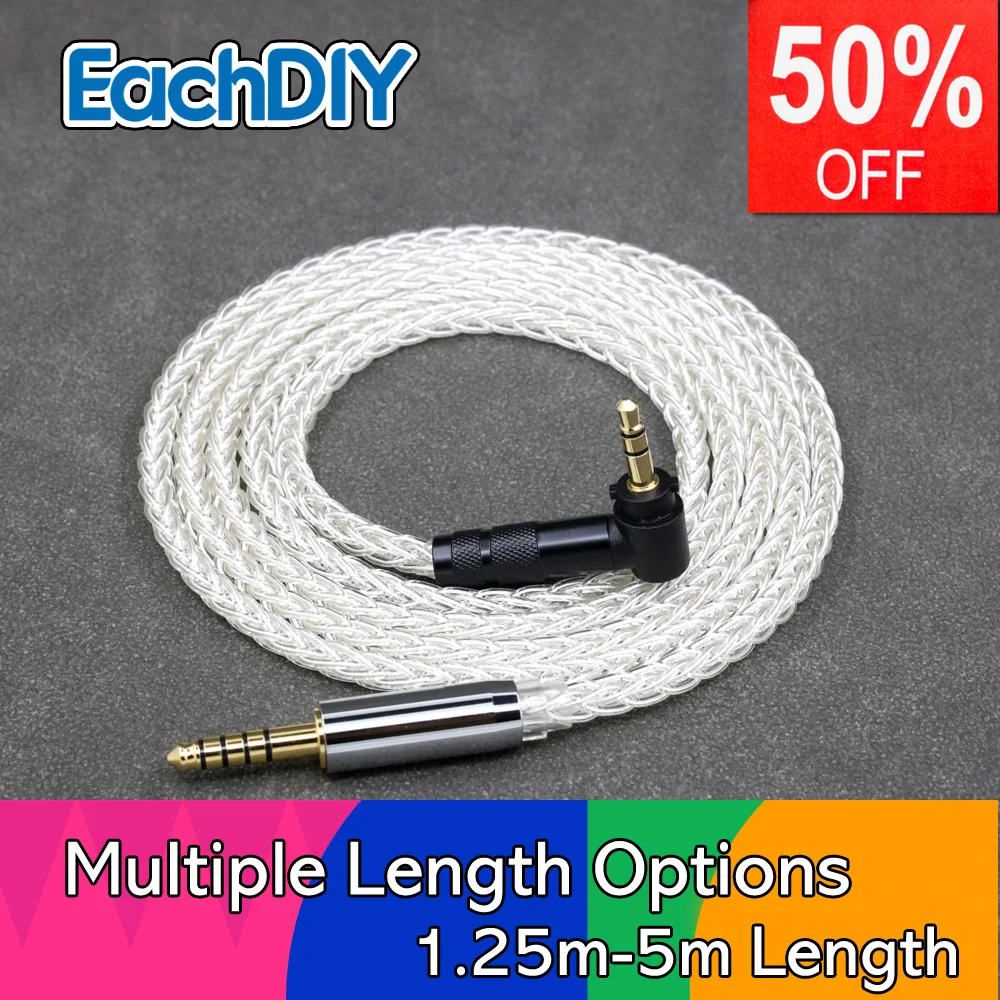 8 Core 99% 7n Pure Silver Palladium Earphone Headphone Cable For Fostex T50RP Mk3 T40RP Mk2 T20RP Mk2 Dekoni Audio LN008497
8 Core 99% 7n Pure Silver Palladium Earphone Headphone Cable For Fostex T50RP Mk3 T40RP Mk2 T20RP Mk2 Dekoni Audio LN008497