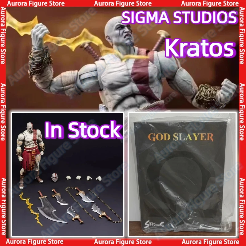 In Stock 100% Original Sigma Studios 1/12 GOW-01 Godslayer Kratos Anime Action Figures Toys Models PVC Gift Collector
In Stock 100% Original Sigma Studios 1/12 GOW-01 Godslayer Kratos Anime Action Figures Toys Models PVC Gift Collector