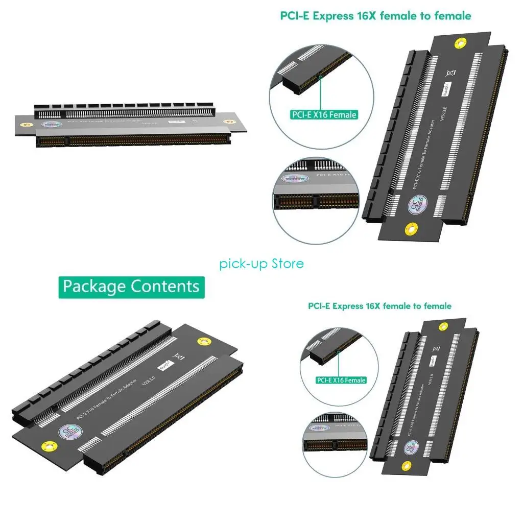 Q5WA PCIExpress3.0 16X to 16X Extender Converter Card for Industrial Computers
Q5WA PCIExpress3.0 16X to 16X Extender Converter Card for Industrial Computers