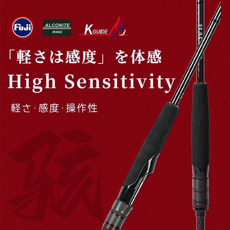 TSURINOYA Long Casting Fishing Lure Rod HACKER Ⅱ S812M High Sensitivity 2.46m MF Action Spinning Casting Rod
TSURINOYA Long Casting Fishing Lure Rod HACKER Ⅱ S812M High Sensitivity 2.46m MF Action Spinning Casting Rod