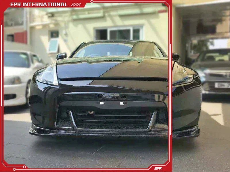 TS Style Forged Carbon Fiber Front Lip Glossy Finish Bumper Splitter For Nissan 09-12 370Z Z34 Zenki Early Model (Pre-facelift)
TS Style Forged Carbon Fiber Front Lip Glossy Finish Bumper Splitter For Nissan 09-12 370Z Z34 Zenki Early Model (Pre-facelift)