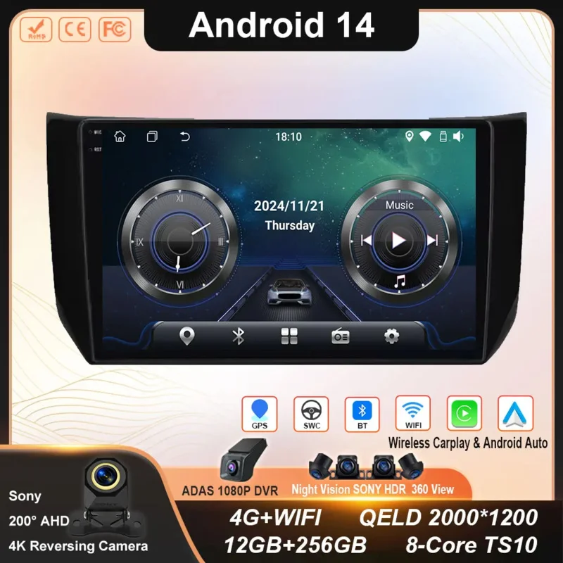 Android Auto For Nissan Sylphy B17 Sentra 12 2013 2014 2015 2016 2017 2018 Car Radio Multimedia Player BT DSP Stereo Carplay 4G
Android Auto For Nissan Sylphy B17 Sentra 12 2013 2014 2015 2016 2017 2018 Car Radio Multimedia Player BT DSP Stereo Carplay 4G