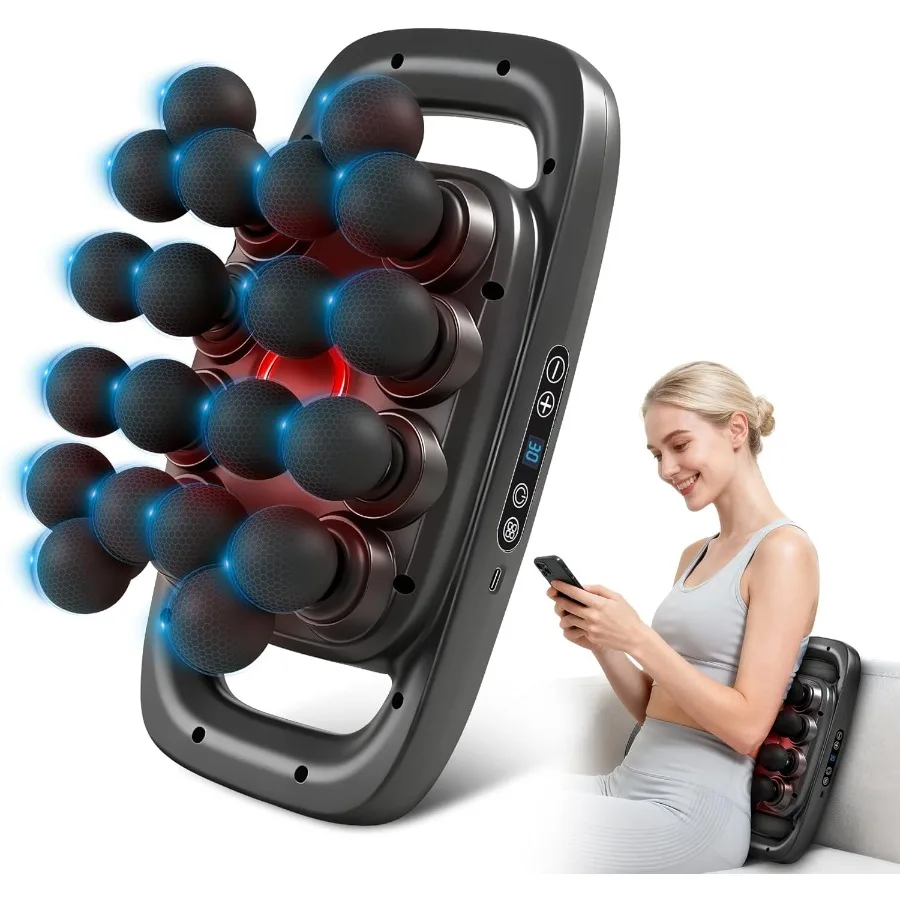 20Head Massage Gun Set with 3 Modes and 30 Intensity Levels for Deep Tissue Relief Ideal for Back Shoulders Legs and Waist Musc
20Head Massage Gun Set with 3 Modes and 30 Intensity Levels for Deep Tissue Relief Ideal for Back Shoulders Legs and Waist Musc