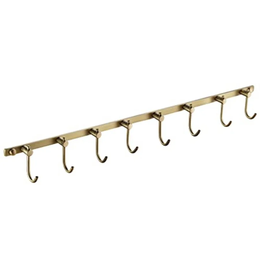 Antique Hooks, 8 Hook Coat Rack, Bath Wall Mounted Vintage Brushed Bathroom Row Hooks Rustic Towels Coats Hooks
Antique Hooks, 8 Hook Coat Rack, Bath Wall Mounted Vintage Brushed Bathroom Row Hooks Rustic Towels Coats Hooks