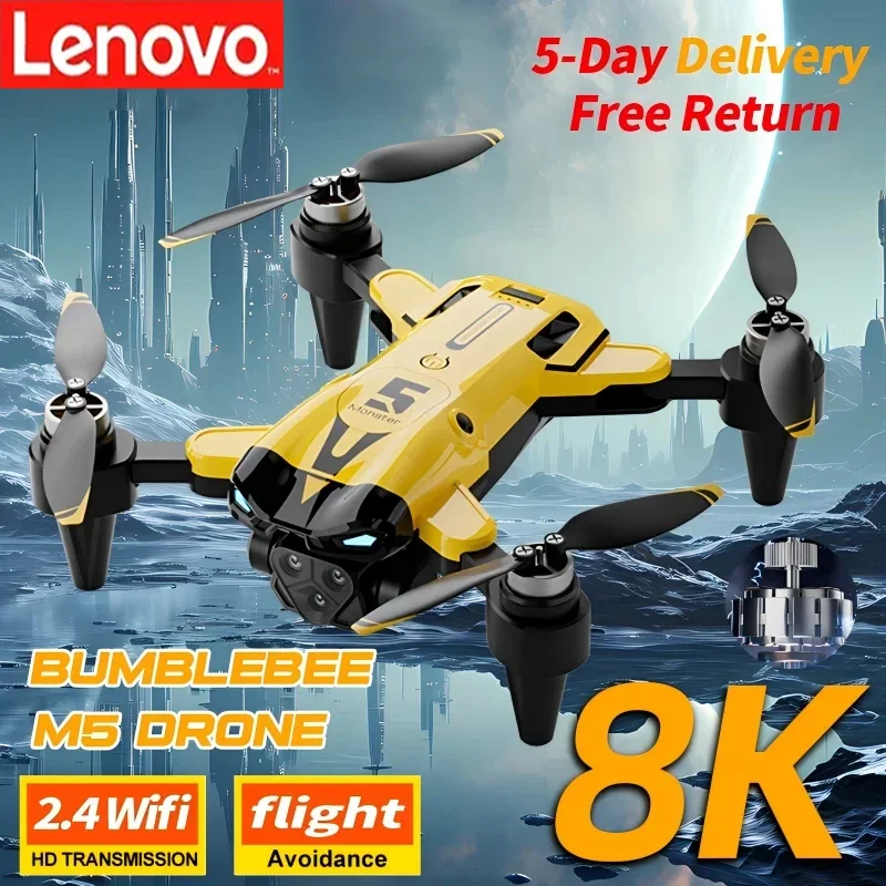 Lenovo M5 Drone 8K Professional HD Triple Camera Brushless Motor Optical Flow Positioning Foldable Quadcopter RC Drone Toy New
Lenovo M5 Drone 8K Professional HD Triple Camera Brushless Motor Optical Flow Positioning Foldable Quadcopter RC Drone Toy New