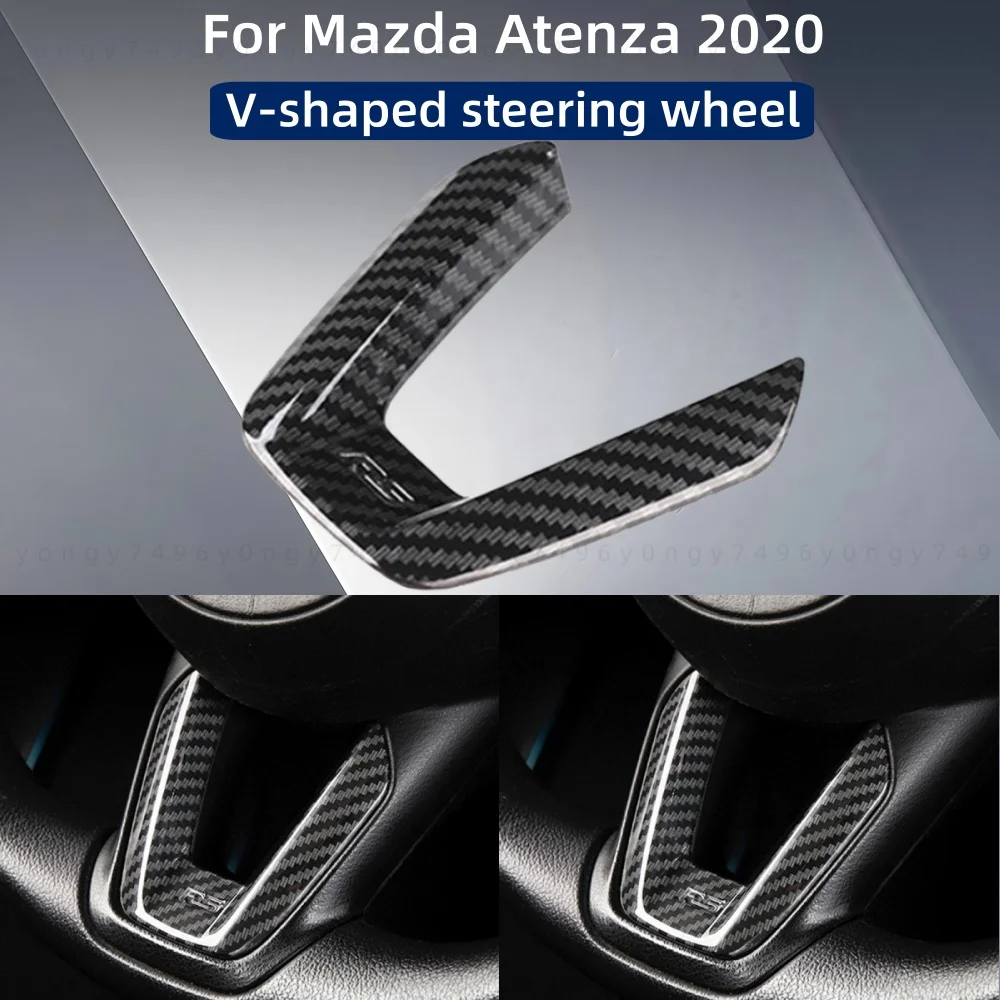 Car Upgrade Stickers ABS Plastic Carbon V-Shaped Steering Wheel For Mazda Atenza 2020 Cars Modification Decoration Accessories
Car Upgrade Stickers ABS Plastic Carbon V-Shaped Steering Wheel For Mazda Atenza 2020 Cars Modification Decoration Accessories