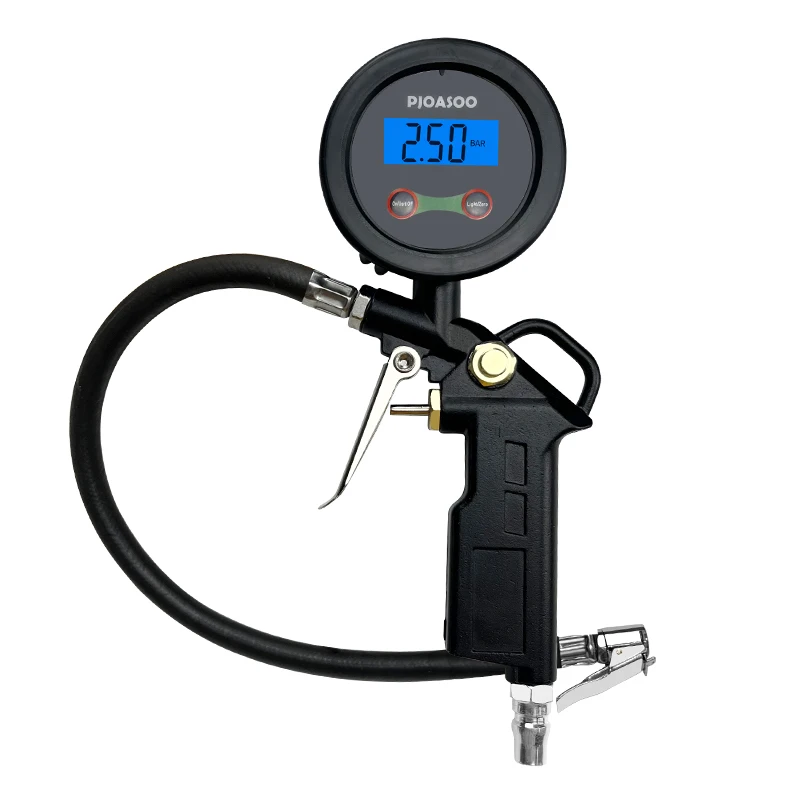 Tire barometer High-precision digital display inflation meter Air gun tire pressure meter monitor
Tire barometer High-precision digital display inflation meter Air gun tire pressure meter monitor