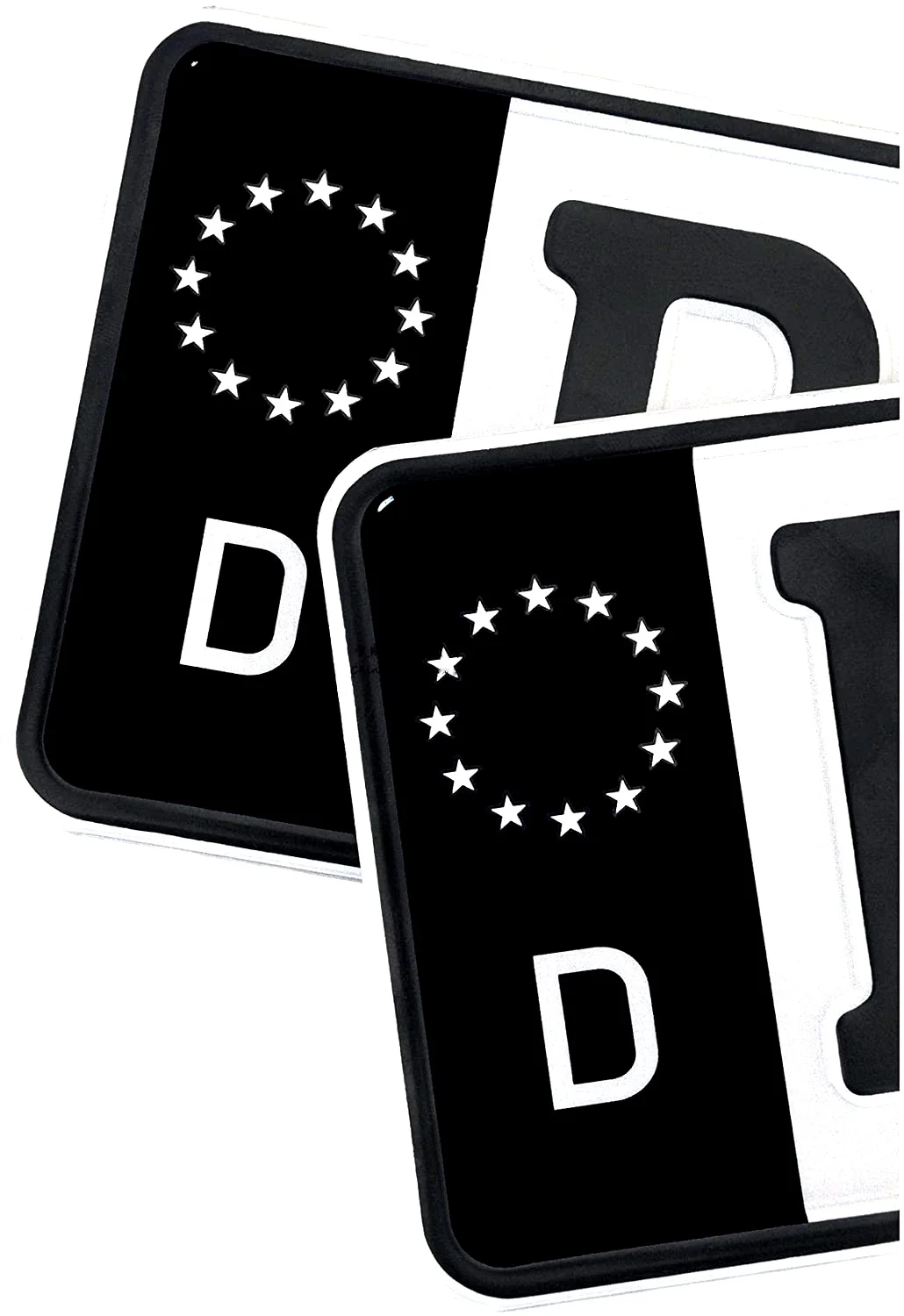 2 x Number Plate Black Sticker D E GB NL PL DK CZ SK EU Field Film Black Car Trailer Caravan Bus Fits all standard sized Vinyl
2 x Number Plate Black Sticker D E GB NL PL DK CZ SK EU Field Film Black Car Trailer Caravan Bus Fits all standard sized Vinyl