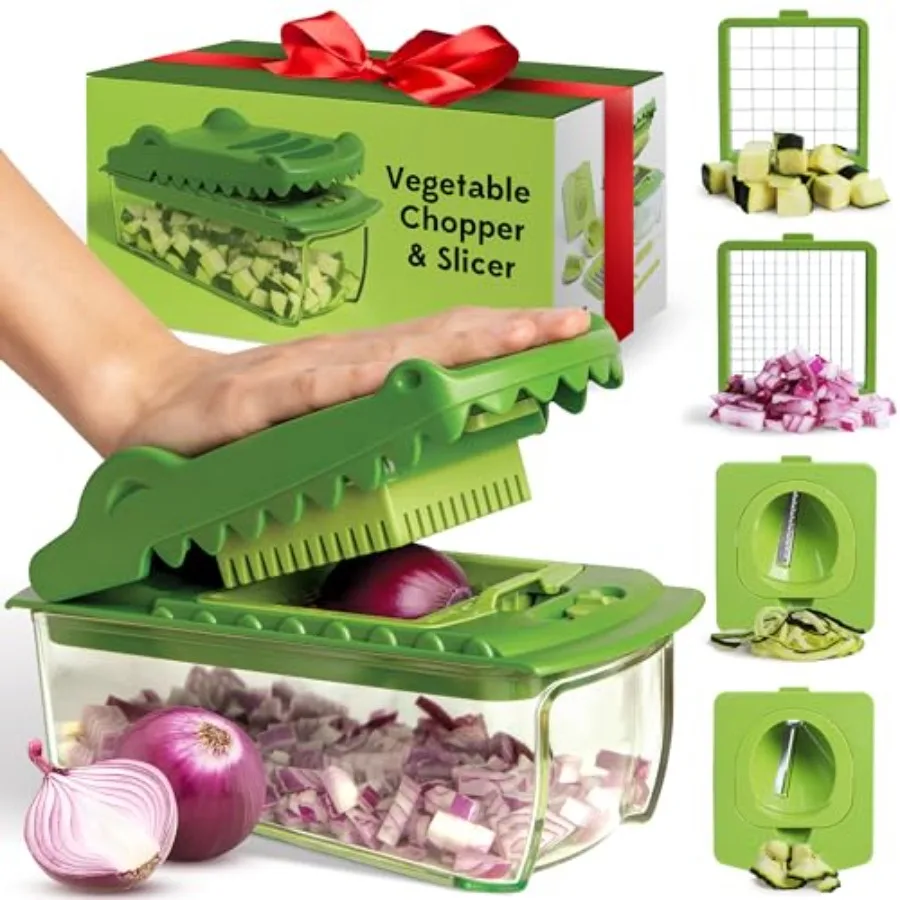 NEW X OTOTO Croc Chop Vegetable Chopper Slicer Multifunctional Food Chopper Crocodile Cutter Cool Kitchen Gadgets Housewarming
NEW X OTOTO Croc Chop Vegetable Chopper Slicer Multifunctional Food Chopper Crocodile Cutter Cool Kitchen Gadgets Housewarming