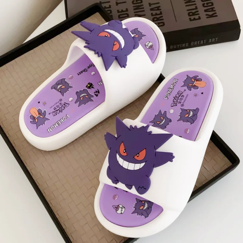 Pokemon Gengar Anime Peripheral Slippers Anti Slip Eva Trendy Cool For Men And Women Couple Gift Street Summer Slippers In Stock
Pokemon Gengar Anime Peripheral Slippers Anti Slip Eva Trendy Cool For Men And Women Couple Gift Street Summer Slippers In Stock