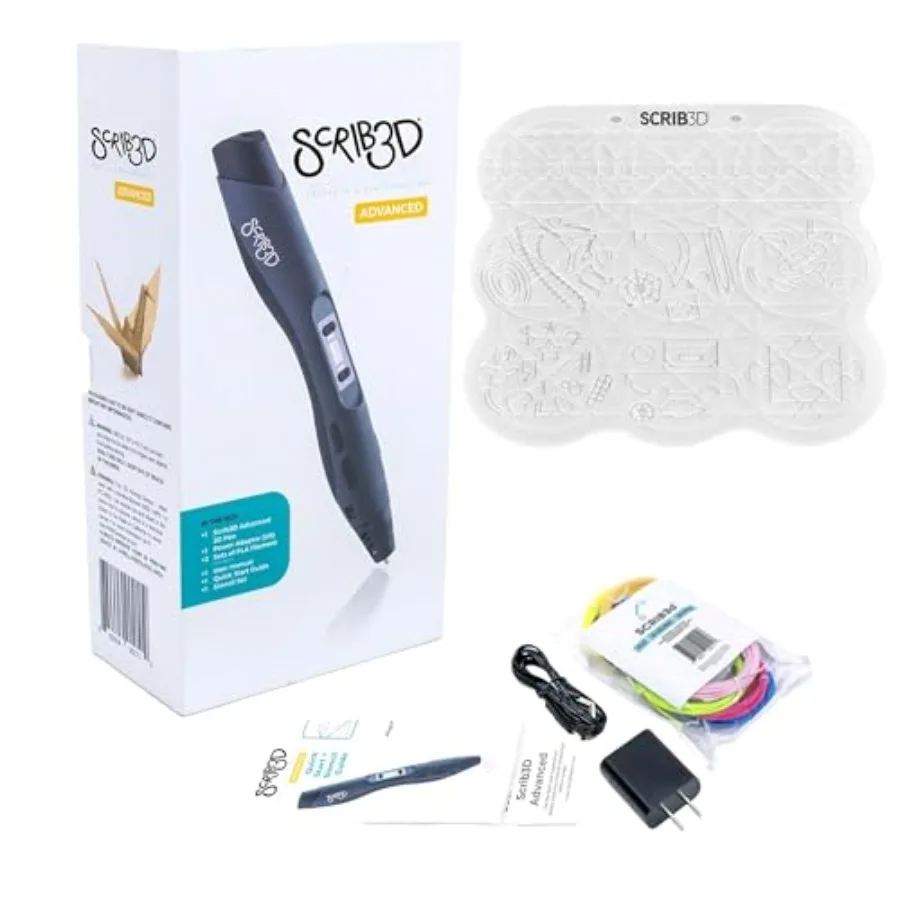 3D printing pen bundle for creative practice: silicone mat 20 ft filament stencil book guide heat-resistant flexible drawing pa
3D printing pen bundle for creative practice: silicone mat 20 ft filament stencil book guide heat-resistant flexible drawing pa