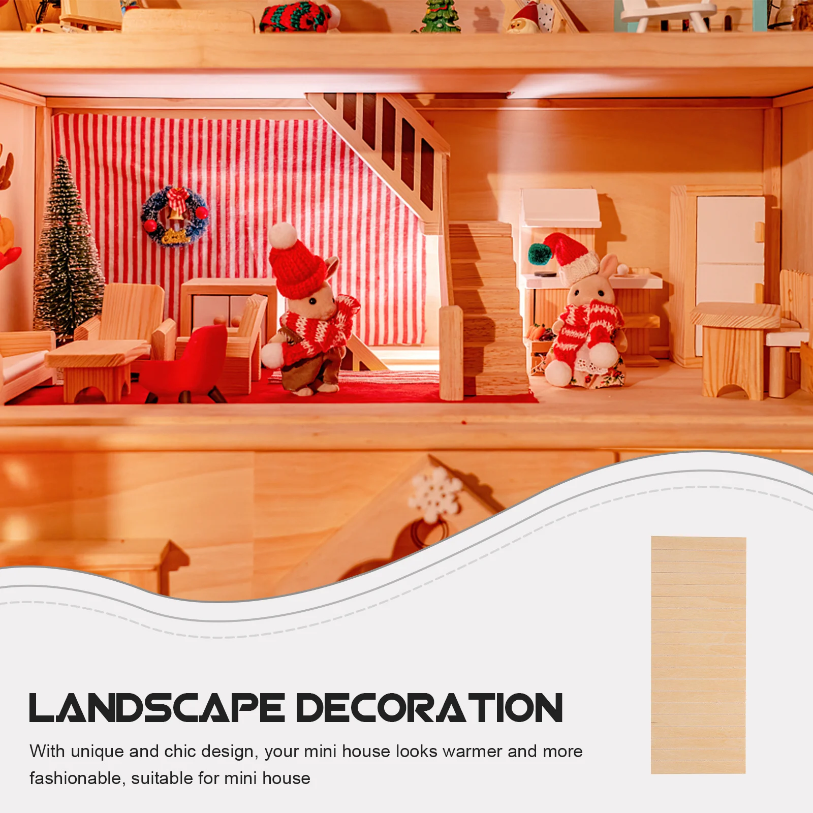 Miniature Skirting Board Mini House Wall Decor Wooden Ornament Garden Accessories Mini House Skirting Board Miniature Wall Decor
Miniature Skirting Board Mini House Wall Decor Wooden Ornament Garden Accessories Mini House Skirting Board Miniature Wall Decor