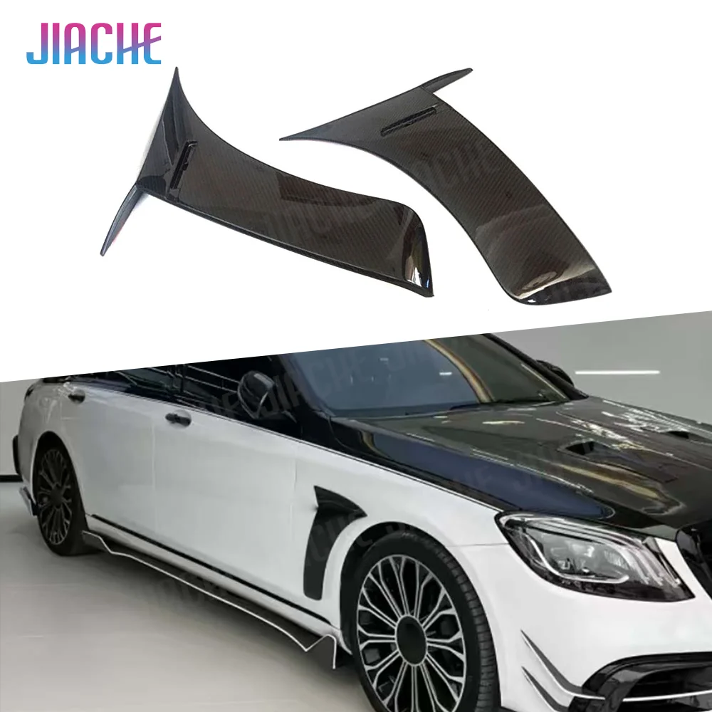 Dry Carbon Fiber For Mercedes Benz S Class W222 S63 S65 For AMG 2018 2019 Front Bumper Side Fender Fins Canards Splitters Trims
Dry Carbon Fiber For Mercedes Benz S Class W222 S63 S65 For AMG 2018 2019 Front Bumper Side Fender Fins Canards Splitters Trims