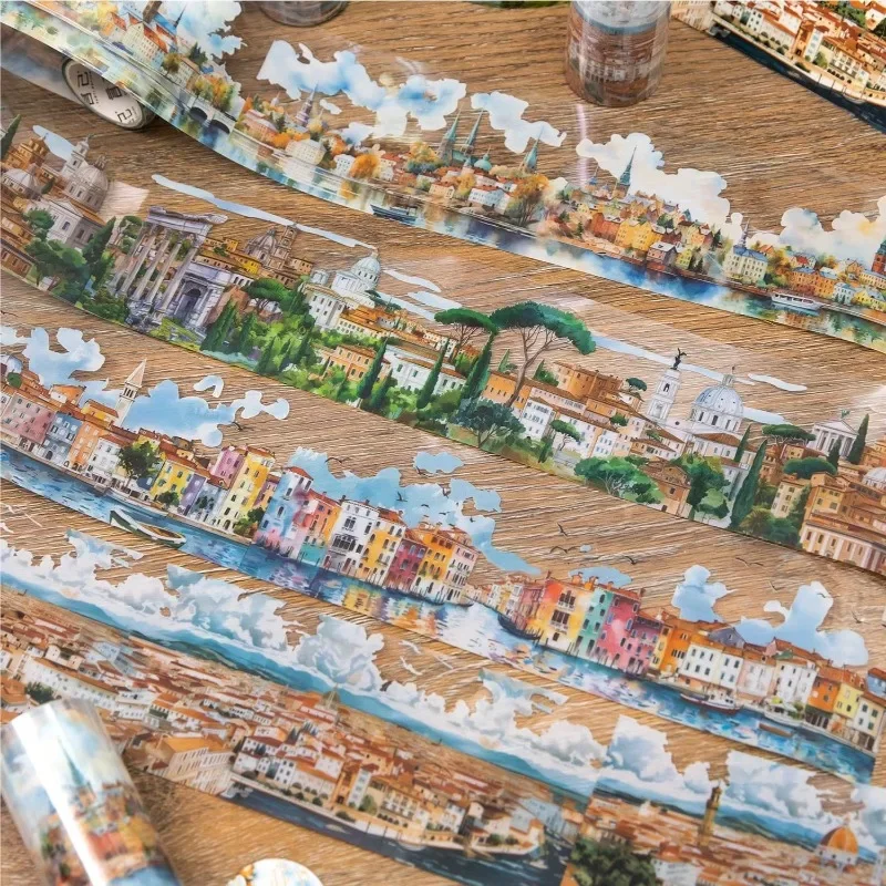 1Roll Travel Supplies Handbook Decoration Material Loop Adhesives Daily Stickers PET Tape Circle Europe Scrapbook 72mm*2m
1Roll Travel Supplies Handbook Decoration Material Loop Adhesives Daily Stickers PET Tape Circle Europe Scrapbook 72mm*2m