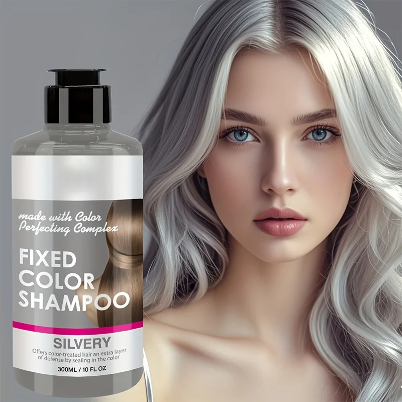 Silvery Fixed Color Shampoo 300ml For Color Treated Hair Prevent Fade Lock Vibrant Shine Gentle Daily Cleansing Extend Salon Results
Silvery Fixed Color Shampoo 300ml For Color Treated Hair Prevent Fade Lock Vibrant Shine Gentle Daily Cleansing Extend Salon Results