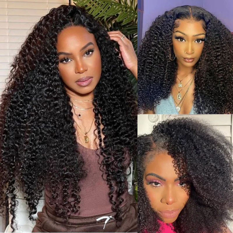 Klaiyi Hair 7x5 Bye Bye Knots Kinky Curly Human Hair Wigs Pre Cut Pre Bleached Glueless Wig 150% Density
Klaiyi Hair 7x5 Bye Bye Knots Kinky Curly Human Hair Wigs Pre Cut Pre Bleached Glueless Wig 150% Density