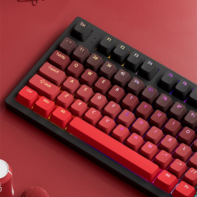 130 Keys Lucky Red RGB Backlit Keycaps OEM Profile Shine Through PBT Double Shot Keycaps for MX Switches Mechanical Keyboard
130 Keys Lucky Red RGB Backlit Keycaps OEM Profile Shine Through PBT Double Shot Keycaps for MX Switches Mechanical Keyboard