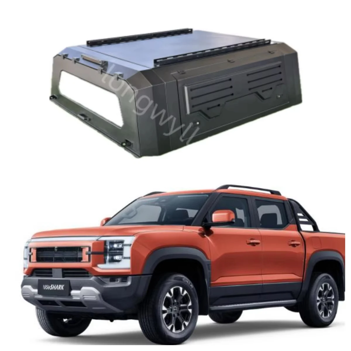 Hard Aluminum Truck Tub Topper for BYD Shark 6 Customized Land Cruiser Pickup Truck Bed Camper Shell Smart Cap Waterproof Canopy
Hard Aluminum Truck Tub Topper for BYD Shark 6 Customized Land Cruiser Pickup Truck Bed Camper Shell Smart Cap Waterproof Canopy