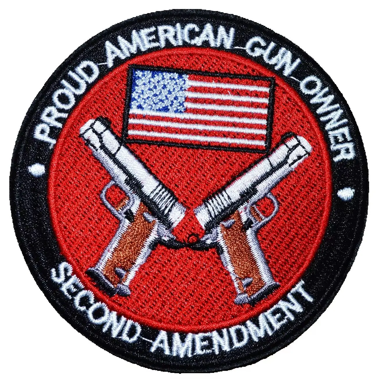 Flag 2nd AMENDMENT PATCH US CONSTITUTION GUN RIGHTS Embroidery Iron On Patches ≈9.2cm Pistols Cowboy Western Gunfighter Shoot
Flag 2nd AMENDMENT PATCH US CONSTITUTION GUN RIGHTS Embroidery Iron On Patches ≈9.2cm Pistols Cowboy Western Gunfighter Shoot