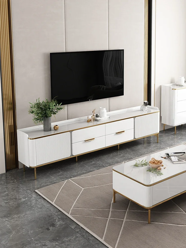 Stone Plate TV Cabinet Living Room TV Cabinet and Tea Table Combination Simple
Stone Plate TV Cabinet Living Room TV Cabinet and Tea Table Combination Simple