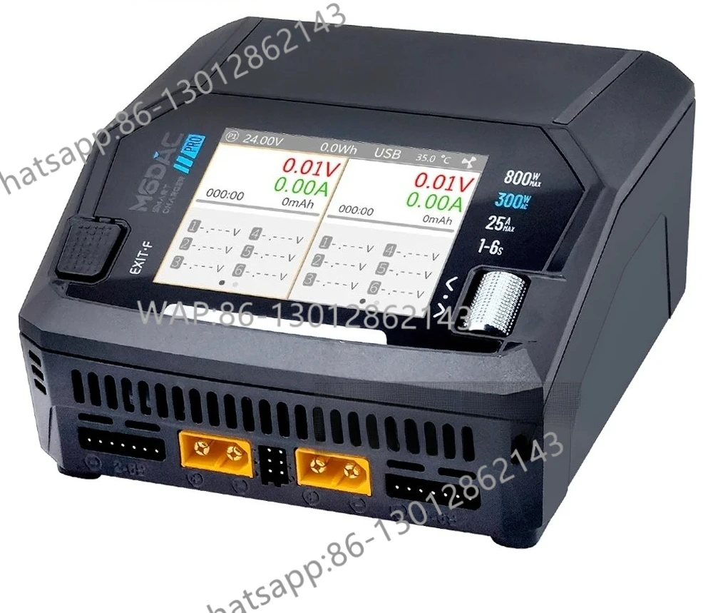 M6DAC PRO V2 Dual Channel Smart Lipo Battery Charger Discharger AC 200W DC 800W 16A for 1-6S LiHV LiPo PD65W FPV Drone
M6DAC PRO V2 Dual Channel Smart Lipo Battery Charger Discharger AC 200W DC 800W 16A for 1-6S LiHV LiPo PD65W FPV Drone