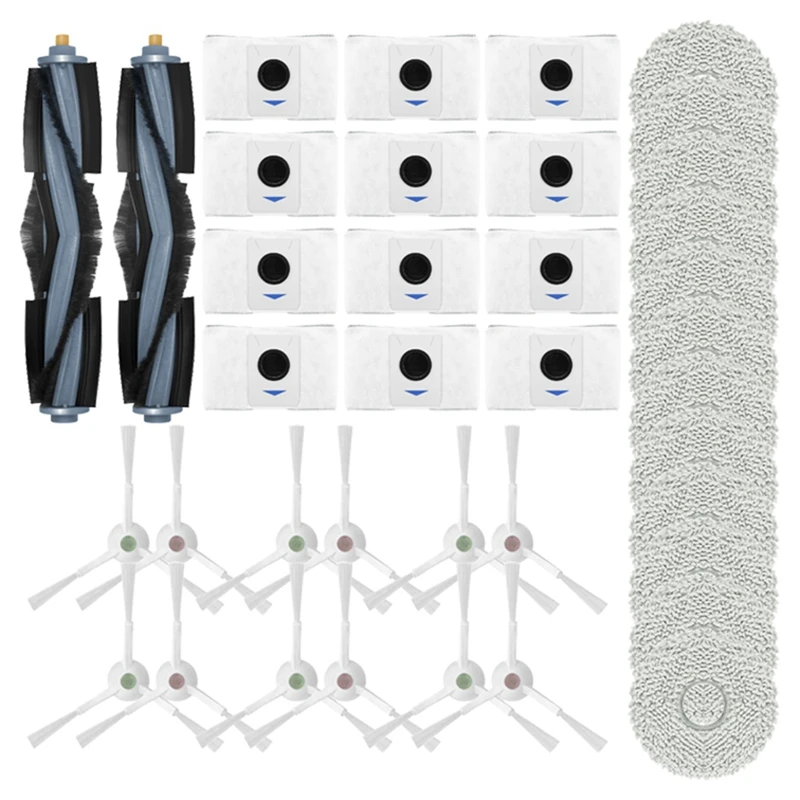 For Ecovacs Deebot T20 / T20 Max / T20 Pro Main Roller Side Brush Mop Cloths Rags Dust Bag Accessories Spare Parts Kit
For Ecovacs Deebot T20 / T20 Max / T20 Pro Main Roller Side Brush Mop Cloths Rags Dust Bag Accessories Spare Parts Kit