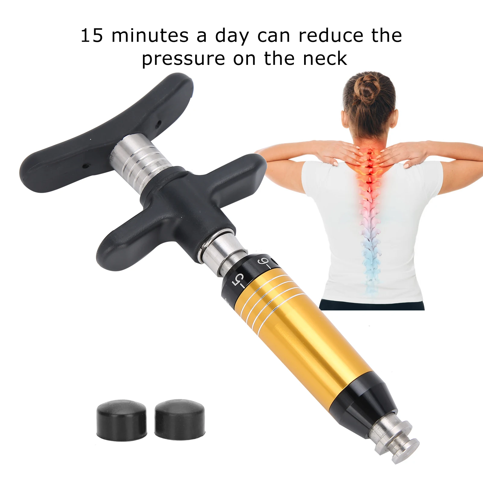 Chiropractic Adjusting Tool Manual Spine Correction Gun Massage Handheld Spine Adjuster
Chiropractic Adjusting Tool Manual Spine Correction Gun Massage Handheld Spine Adjuster