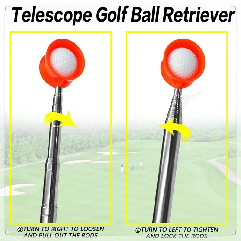 Portable Stainless Steel Non-Slip Handle Retractable Golf Ball Pick-Up Tool Durable Easy Install Easy To Use
Portable Stainless Steel Non-Slip Handle Retractable Golf Ball Pick-Up Tool Durable Easy Install Easy To Use