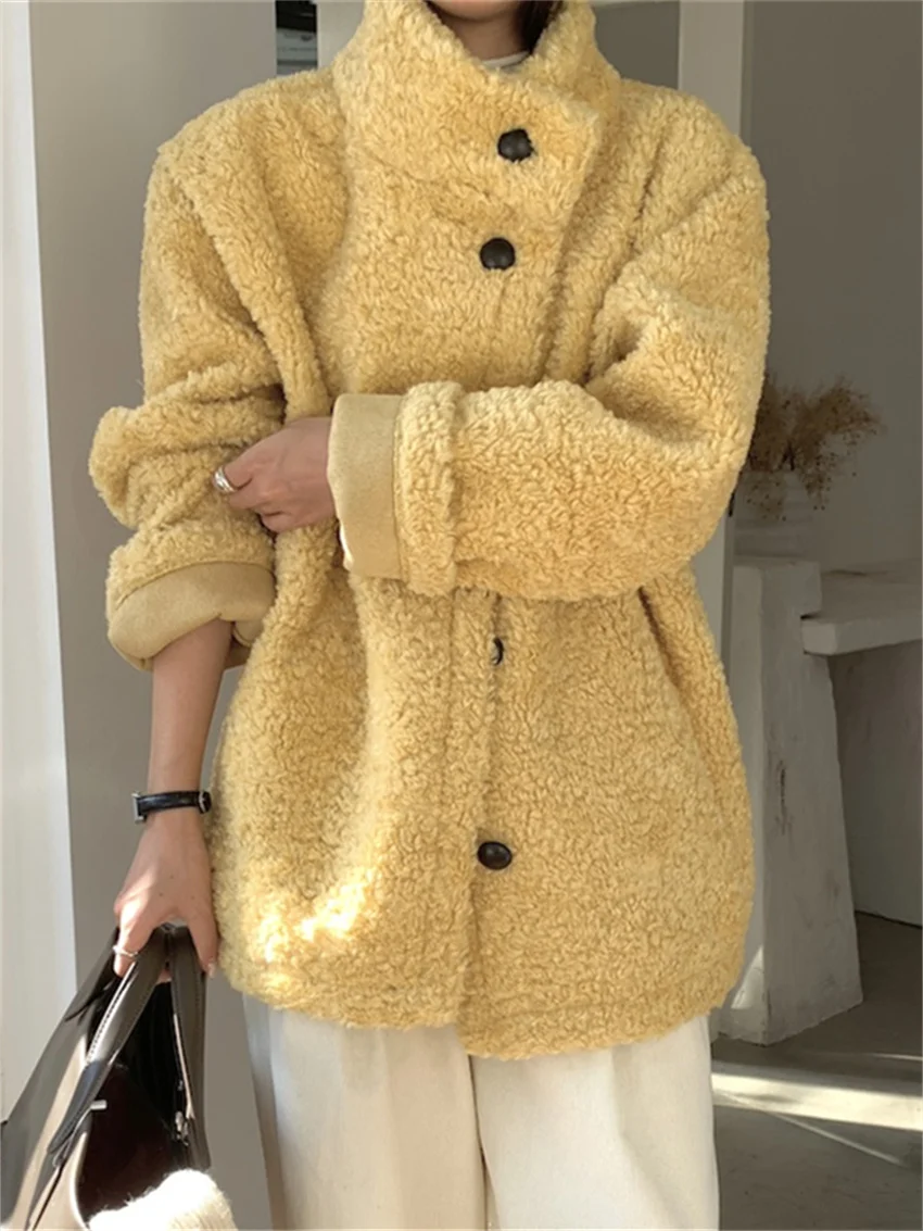 Alien Kitty Chic Loose Coats Women Winter Office Lady High Street Minimalist 2025 New Casual All Match Soft Fashion Daily
Alien Kitty Chic Loose Coats Women Winter Office Lady High Street Minimalist 2025 New Casual All Match Soft Fashion Daily
