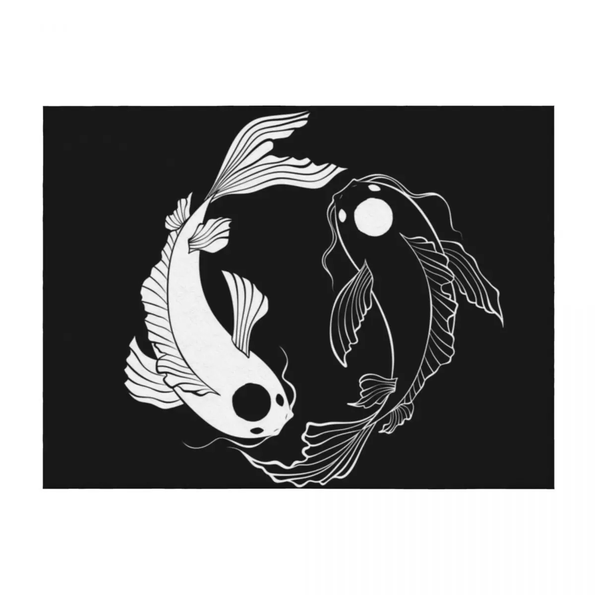 Tui and La - Yin and Yang Koi Fish Throw Blanket Warm Sofas Winter beds Beautifuls Blankets
Tui and La - Yin and Yang Koi Fish Throw Blanket Warm Sofas Winter beds Beautifuls Blankets