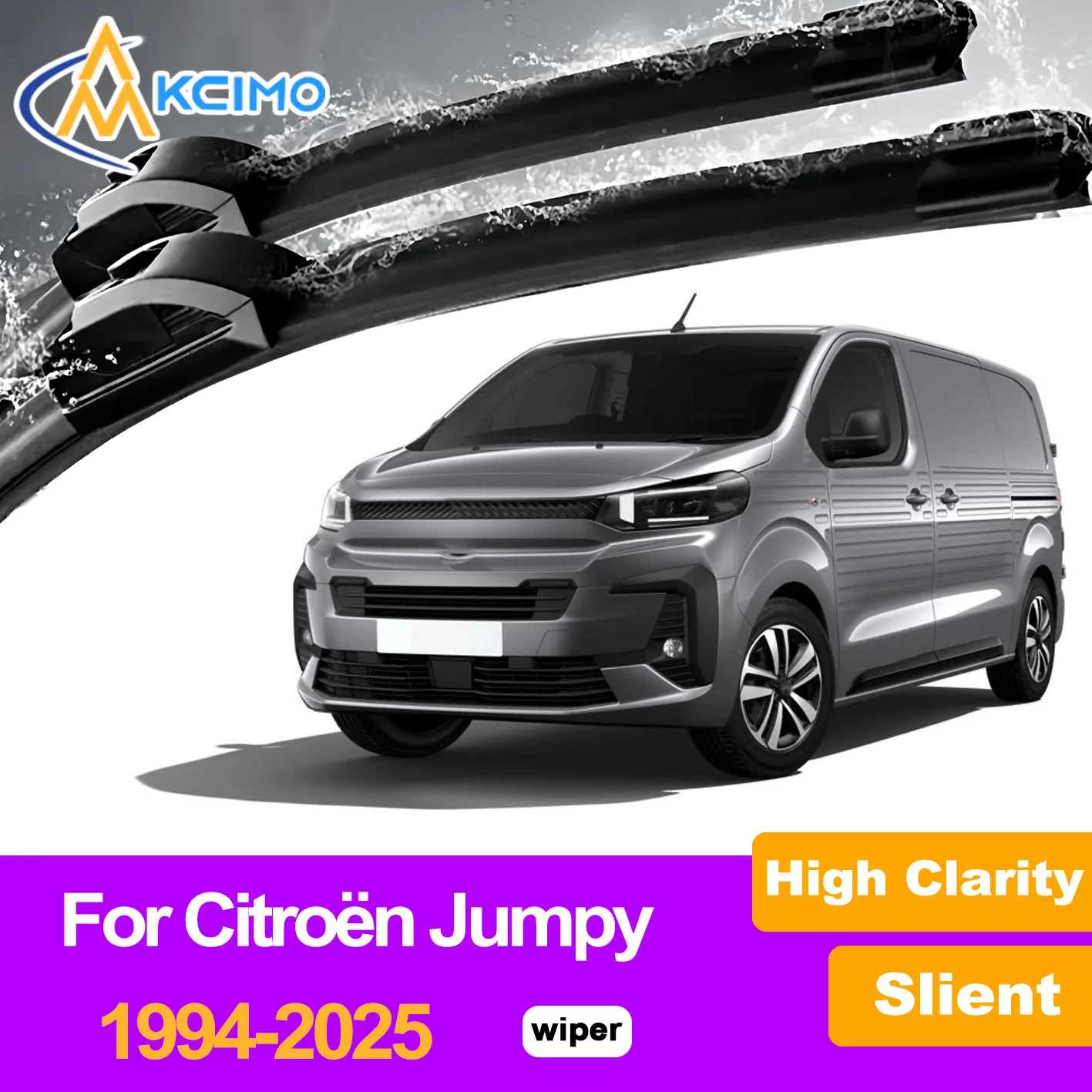 Silent Black Front Wiper Blades Set for Citroën Citroën Jumpy 1994-2025 1995 Auto Windscreen Windshield Window Wiper Accessories
Silent Black Front Wiper Blades Set for Citroën Citroën Jumpy 1994-2025 1995 Auto Windscreen Windshield Window Wiper Accessories