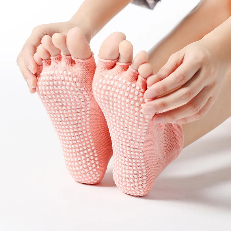 Women Cotton Yoga Backless Five Toe Socks Breathable Anti-Slip Silicone Sport Pilates Socks Gym Fitness Ballet Slippers Dance
Women Cotton Yoga Backless Five Toe Socks Breathable Anti-Slip Silicone Sport Pilates Socks Gym Fitness Ballet Slippers Dance