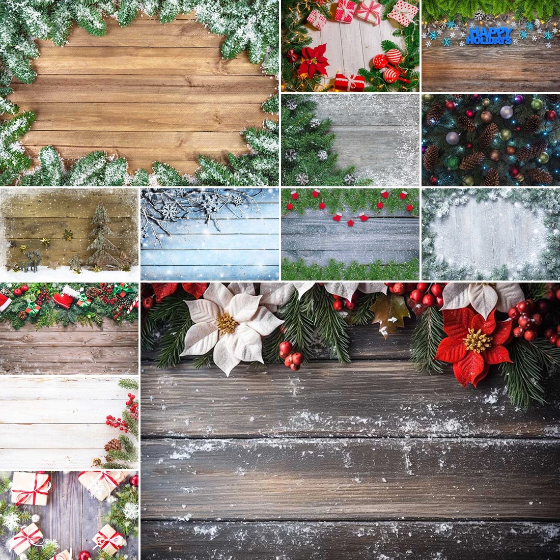 MOON.QG Christmas Decoration Backdrops For Photography Green Leaves Flower Wooden Board Photo Backgrounds Wall Photo Shooting
MOON.QG Christmas Decoration Backdrops For Photography Green Leaves Flower Wooden Board Photo Backgrounds Wall Photo Shooting