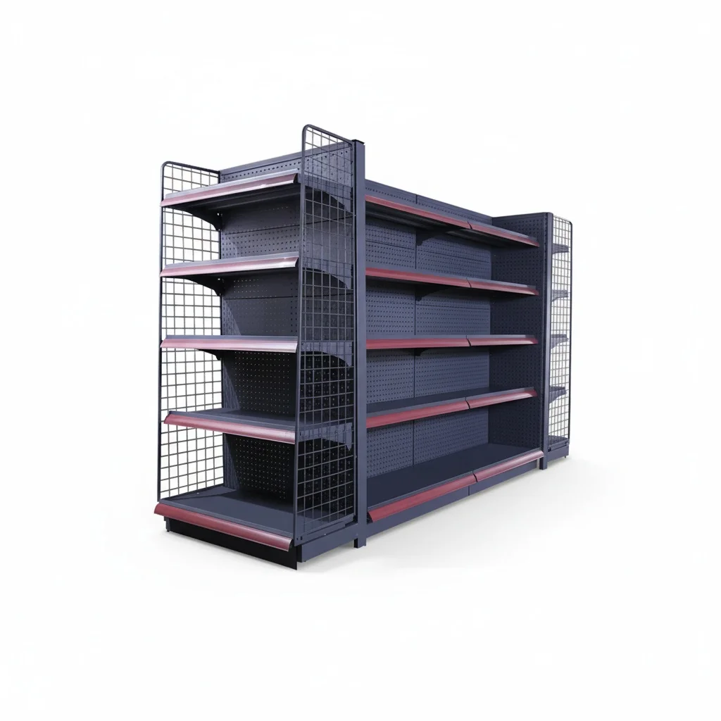 Steel Shelving Unit, Stainless Steel Wire Display Rack, Single and Double Side Snack Shelf for Convenience Store, Heavy Duty
Steel Shelving Unit, Stainless Steel Wire Display Rack, Single and Double Side Snack Shelf for Convenience Store, Heavy Duty