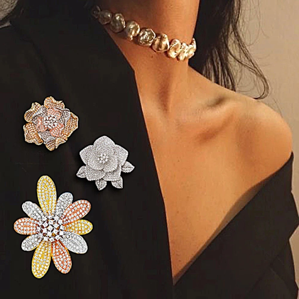 Missvikki Winter coat brooch Flowers Brooch Neck Jewelry pendant dual purpose for Women Wedding Party Birthday Anniversary Gift
Missvikki Winter coat brooch Flowers Brooch Neck Jewelry pendant dual purpose for Women Wedding Party Birthday Anniversary Gift