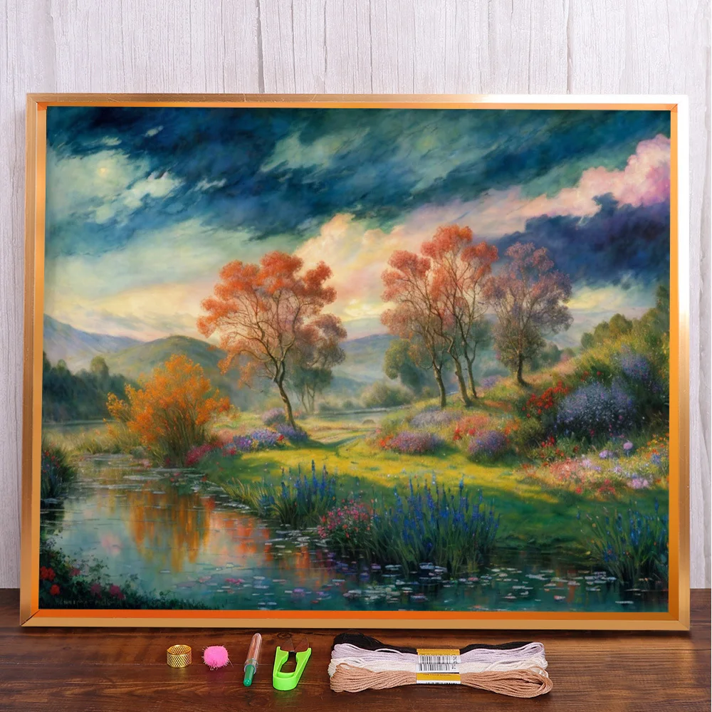 Landscape River Printed Fabric Cross-Stitch DIY Embroidery Kit Hobby Knitting Painting Handicraft Sales For Adults Wholesale
Landscape River Printed Fabric Cross-Stitch DIY Embroidery Kit Hobby Knitting Painting Handicraft Sales For Adults Wholesale