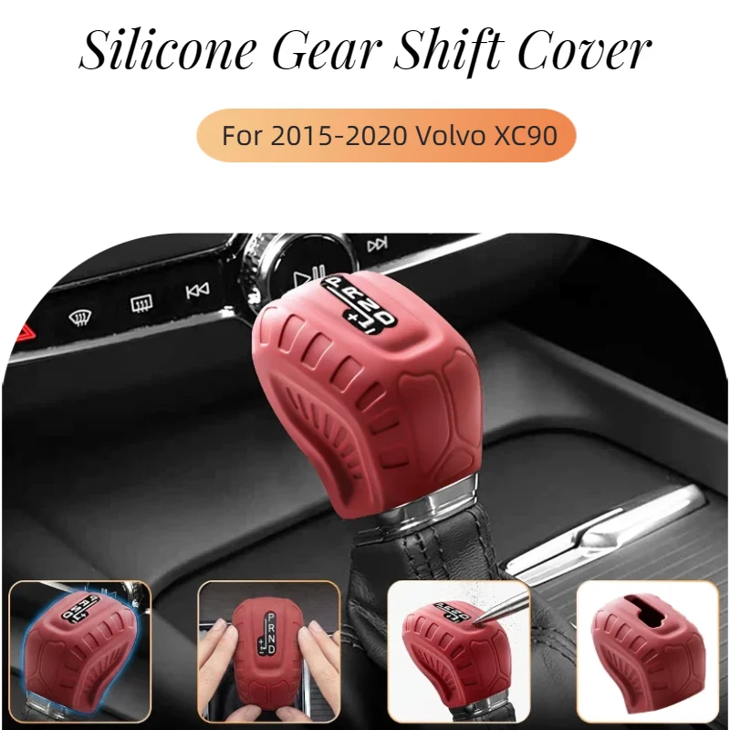 For 2015-2020 Volvo XC90 Non-Slip Silicone Gear Shift Knob Cover Gear Shift Protective Covers Sleeve Auto Accessories Interior
For 2015-2020 Volvo XC90 Non-Slip Silicone Gear Shift Knob Cover Gear Shift Protective Covers Sleeve Auto Accessories Interior