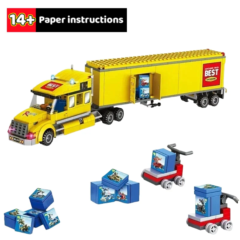 362 шт. MOC строительные блоки желтый транспортный автомобиль грузовик технические кирпичи день рождения Рождество праздник DIY подарок игрушки для взрослых
362 шт. MOC строительные блоки желтый транспортный автомобиль грузовик технические кирпичи день рождения Рождество праздник DIY подарок игрушки для взрослых