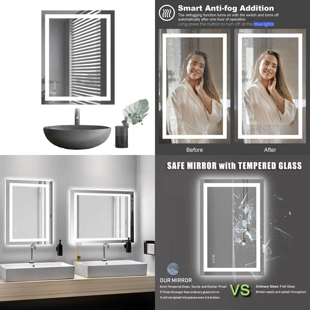 Светодиодное косметическое зеркало 28x36 с защитой от запотевания, небьющимся, 3 вариантами цвета, бесступенчатой регулируемой яркостью света
Светодиодное косметическое зеркало 28x36 с защитой от запотевания, небьющимся, 3 вариантами цвета, бесступенчатой регулируемой яркостью света