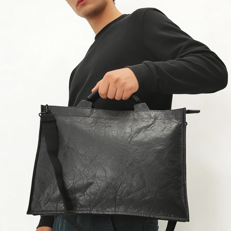 Мужская сумка Портфель для ноутбука Сумка для документов Деловая сумка Мужская водонепроницаемая сумка Dupont Paper Высококачественная сумка
Мужская сумка Портфель для ноутбука Сумка для документов Деловая сумка Мужская водонепроницаемая сумка Dupont Paper Высококачественная сумка