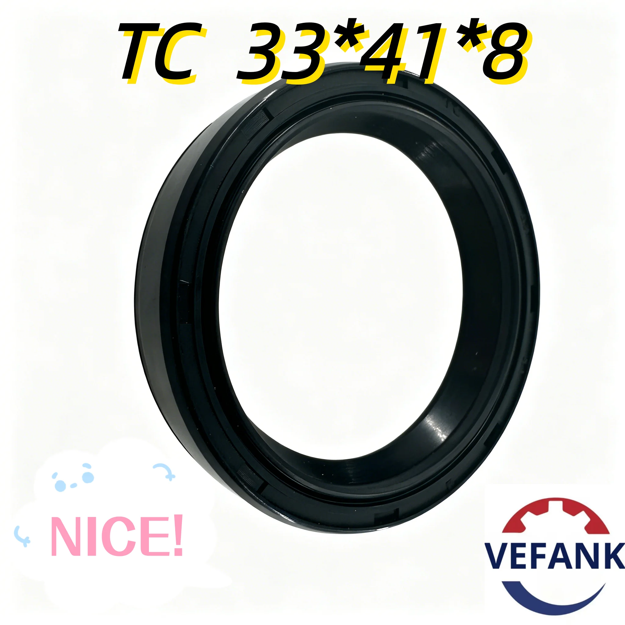 TC 33*41*8 oil seal Suitable for Sealing Rotating Shafts
TC 33*41*8 oil seal Suitable for Sealing Rotating Shafts