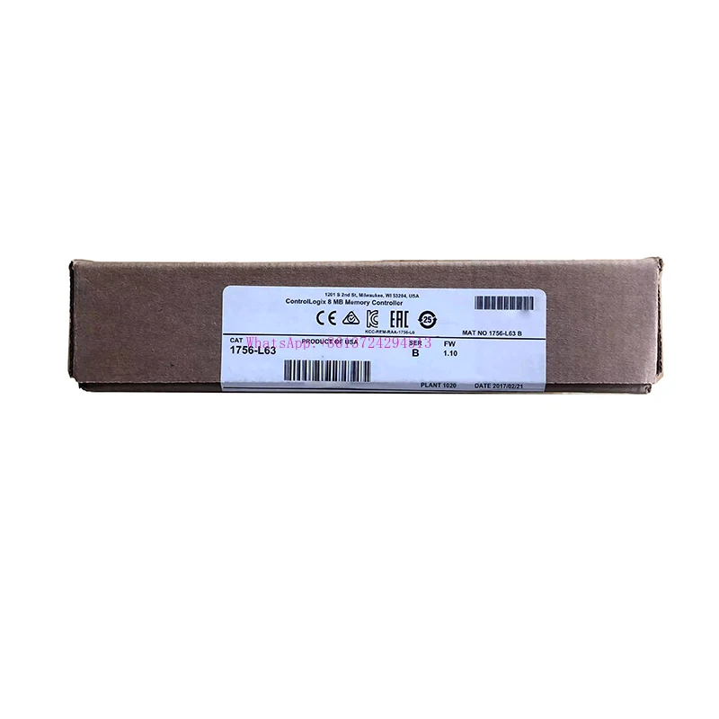 New Original In BOX 1756-L63 1756L63 {Warehouse Stock} 1 Year Warranty Shipment Within 24 Hours
New Original In BOX 1756-L63 1756L63 {Warehouse Stock} 1 Year Warranty Shipment Within 24 Hours