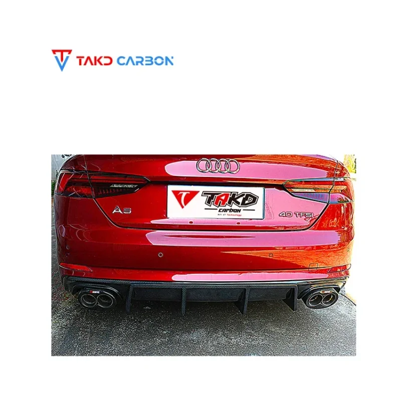 Carbon Brand OEM & ODM Service Dry Carbon Fiber universal rear spoilers Rear Bumper Lip Diffuser For AUDI A5,S5 B9
Carbon Brand OEM & ODM Service Dry Carbon Fiber universal rear spoilers Rear Bumper Lip Diffuser For AUDI A5,S5 B9