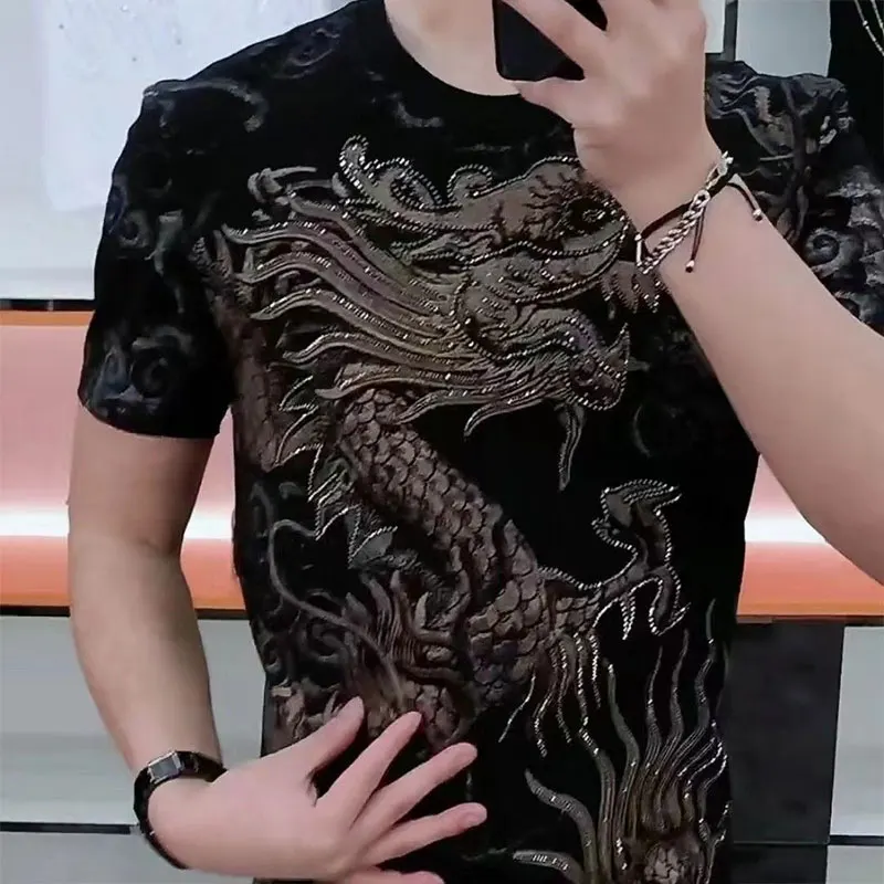 Elegant Fashion Harajuku Slim Fit Ropa Hombre Loose Casual Sport All Match Tshirts O Neck Printed Insert Short Sleeve T-shirts
Elegant Fashion Harajuku Slim Fit Ropa Hombre Loose Casual Sport All Match Tshirts O Neck Printed Insert Short Sleeve T-shirts
