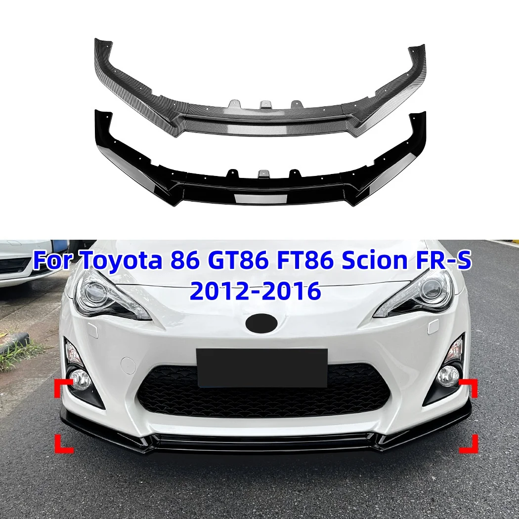 Gloss Black Front Bumper Lip Spoiler Splitter Diffuser For Toyota 86 GT86 FT86 Scion FR-S 2012-2016 Bodykits Tuning Accessories
Gloss Black Front Bumper Lip Spoiler Splitter Diffuser For Toyota 86 GT86 FT86 Scion FR-S 2012-2016 Bodykits Tuning Accessories