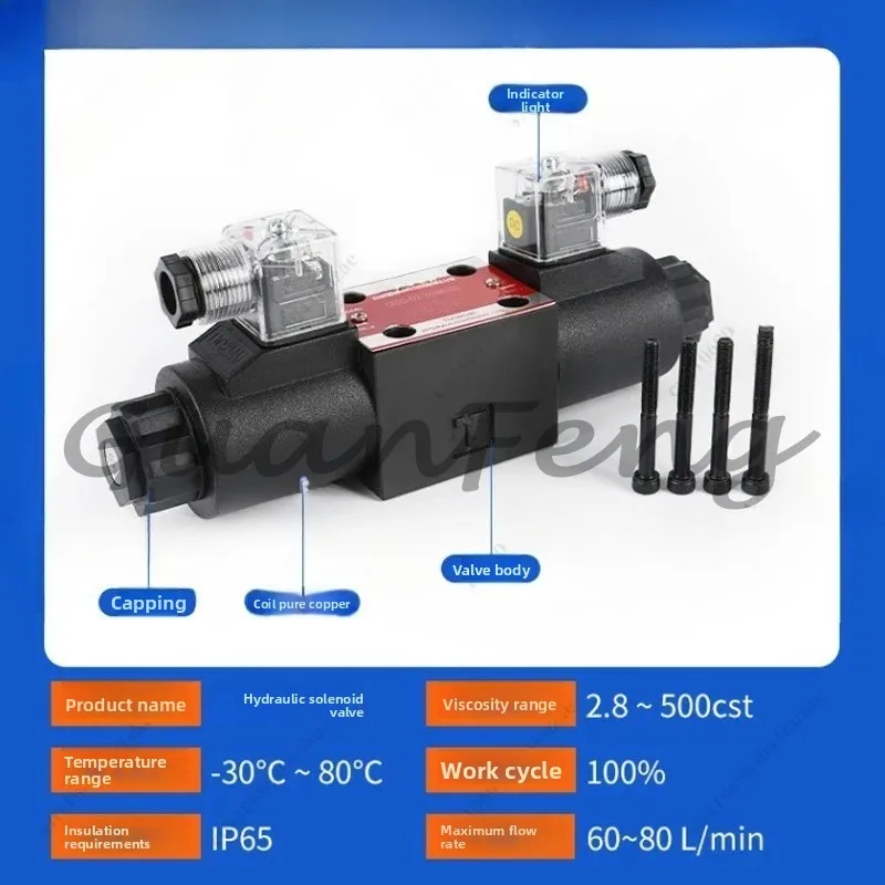 Hydraulic Reversing Solenoid Valve DSG-02-3C2-DL-D24/3C4/3C6/2B2/3C3-LW/A220/01
Hydraulic Reversing Solenoid Valve DSG-02-3C2-DL-D24/3C4/3C6/2B2/3C3-LW/A220/01