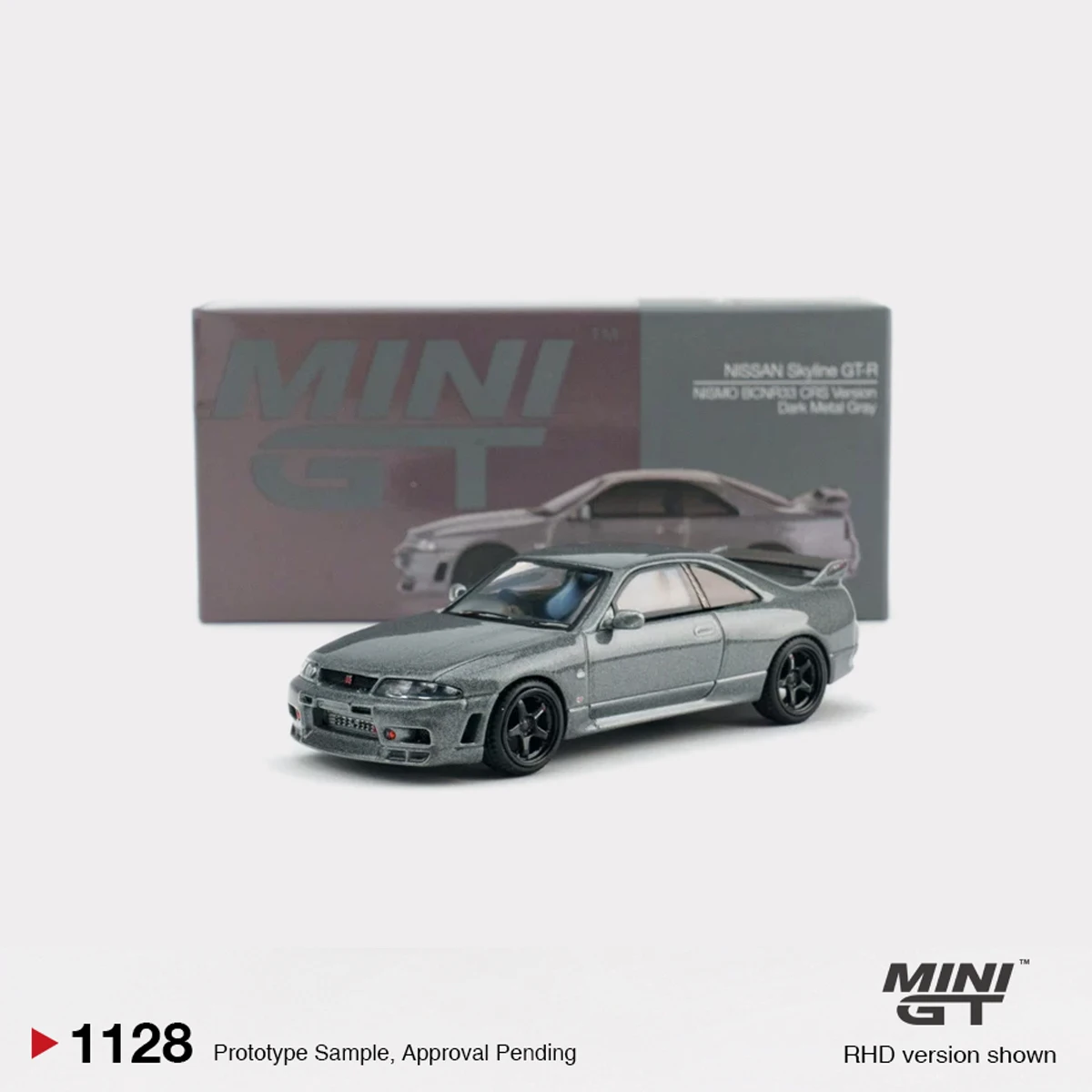 In Stock Ready To Ship MiniGT 1128 1:64 Nissan Skyline GT-R R33 Metallic Dark Grey RHD Diecast Model Car Item#1128
In Stock Ready To Ship MiniGT 1128 1:64 Nissan Skyline GT-R R33 Metallic Dark Grey RHD Diecast Model Car Item#1128