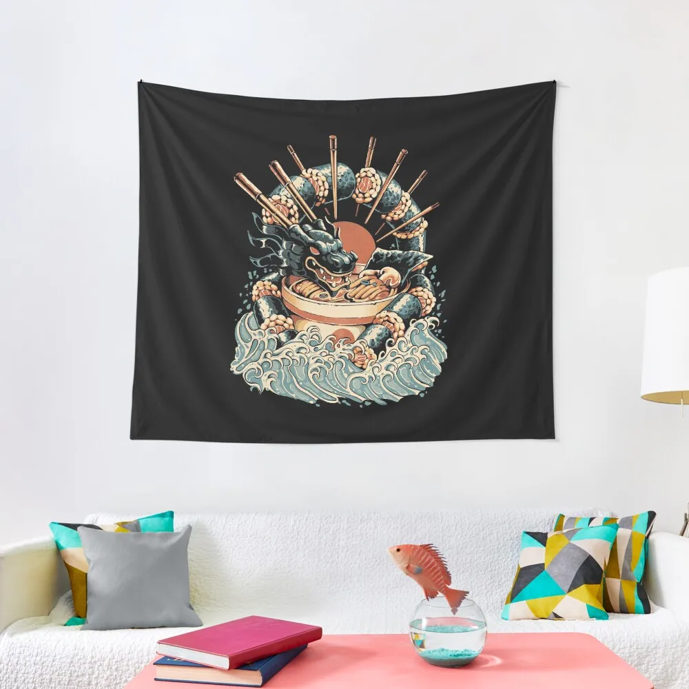 Dragon Sushi Ramen - Black Version Tapestry Aesthetic Room Decor Luxury Living Room Decoration Tapestry
Dragon Sushi Ramen - Black Version Tapestry Aesthetic Room Decor Luxury Living Room Decoration Tapestry