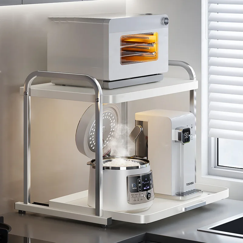 Pull Out Microwave Oven Shelf 2-layer Sliding Kitchen Rice Cooker Storage Rack Drawers Stainless Steel Tableware Crack Shelves
Pull Out Microwave Oven Shelf 2-layer Sliding Kitchen Rice Cooker Storage Rack Drawers Stainless Steel Tableware Crack Shelves