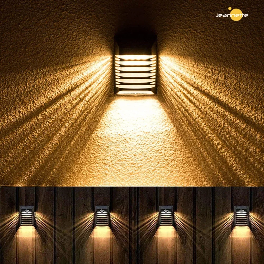 Warm White Lights Solar LED Fence Light Outdoor Lamps Waterproof Solar Panel Garden Light for Stair Path Backyard Outdoor Lights
Warm White Lights Solar LED Fence Light Outdoor Lamps Waterproof Solar Panel Garden Light for Stair Path Backyard Outdoor Lights